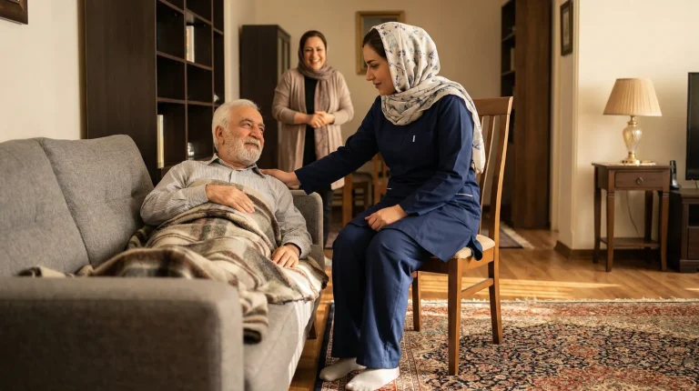 پرستار شبانه روزی سالمند