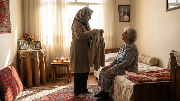 پرستار سالمند برای بیمار آلزایمری