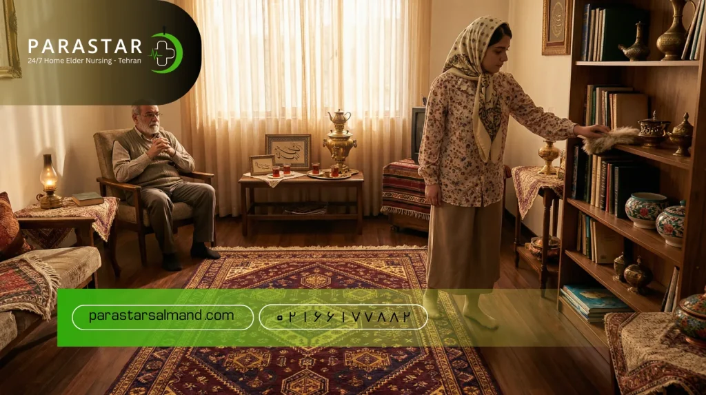 امور نظافت و آشپزی در منزل