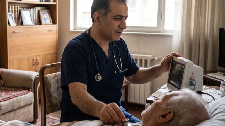 پرستار ICU در منزل