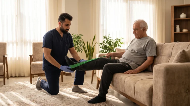 راهنمای جامع فیزیوتراپی بعد از تعویض مفصل زانو و لگن در خانه